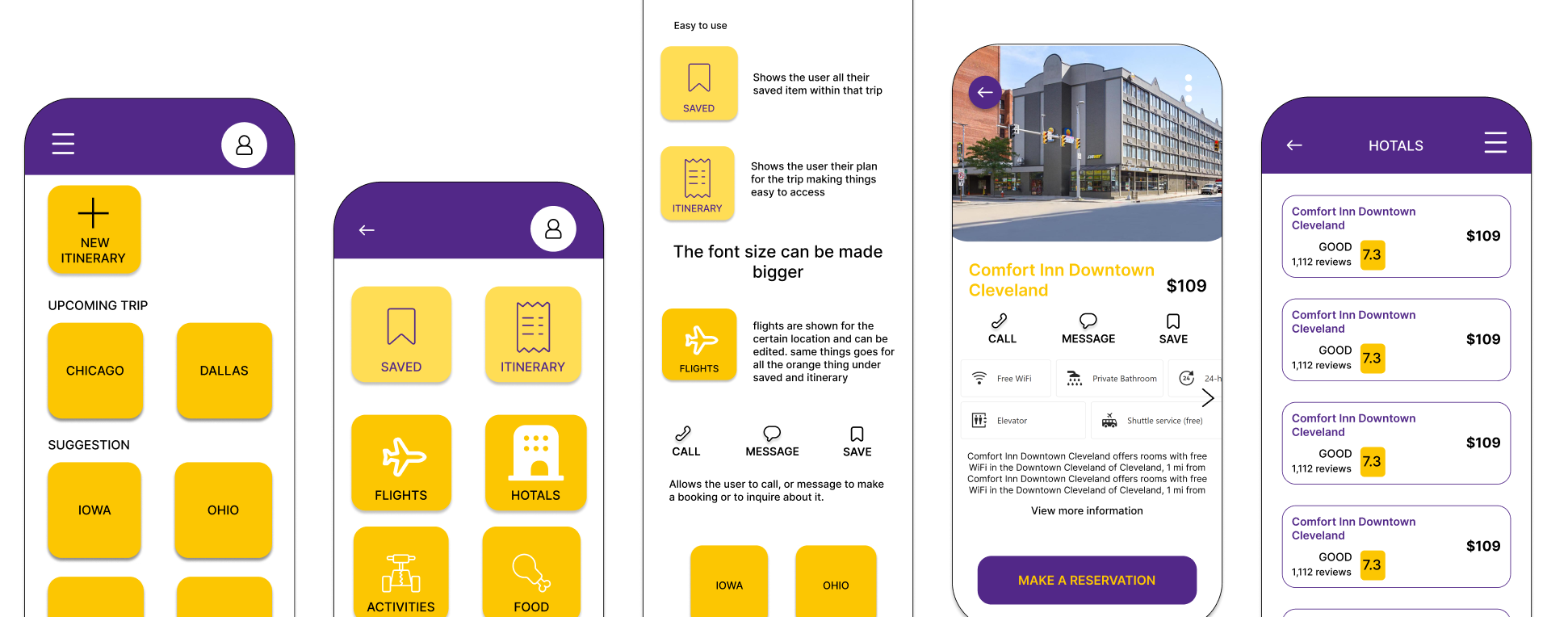 Journey hi-fi screens