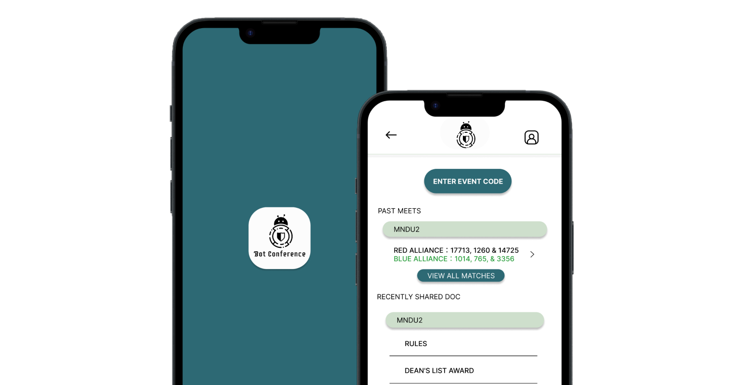 Bot Conference mobile app for FIRST Robotics virtual events and remote participation